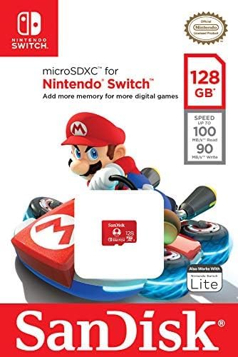 Carte Micro SD 128Go - Nintendo Switch - Mario Kart image 1