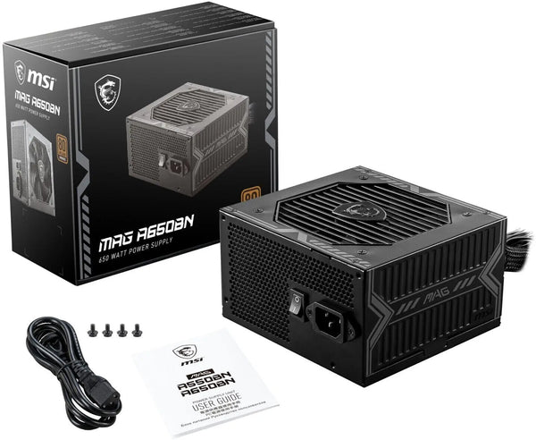 MSI Alimentation MSI MAG A650BNL – 650W – Noir