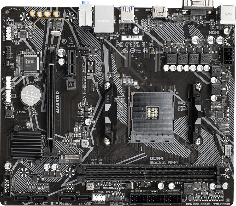 GIGABYTE A520M K V2 (AM4) image 4