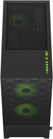 Tour Fractal Design Pop Air RGB Green Core TG Clear Tint noire avec LED verte