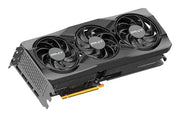 Carte graphique PNY GeForce RTX 5070 Ti triple ventilateur noir mat et connecteur PCIe or