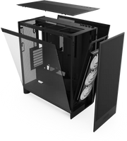 Panneau latéral verre trempé noir NZXT H7 Flow RGB NOIR 2024, mesh avant/arrière