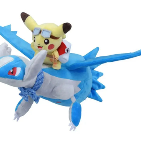 Peluche Pokemon Pikachu & Latios 28cm — dans le même univers que Peluche Pokémon Pikachu 20 cm