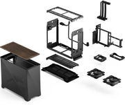 Fractal Design Era 2 Charcoal Gray boîtier PC noir mat angulaire partiellement assemblé