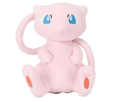 Peluche Pokémon Mew rose yeux bleus semelles orange 20 cm coton doux