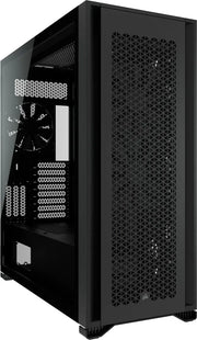 Boîtier PC Corsair 7000D AIRFLOW Full Tower Noir avec panneau latéral transparent et grille avant mesh géométrique