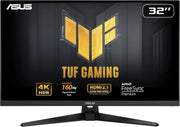 Moniteur ASUS TUF Gaming 32 pouces noir 4K HDR 160 Hz 1 ms IPS plat
