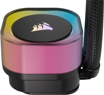 Refroidisseur liquide CORSAIR iCUE Link H100i 240 RGB Noir arc-en-ciel