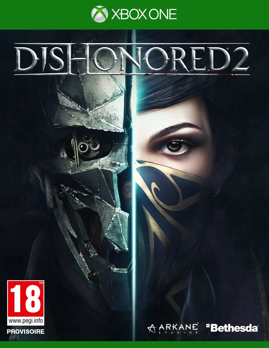 Jaquette de Dishonored 2 sur Xbox One – jeu vidéo d'occasion Pixel 404 Orléans