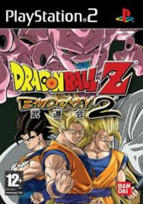 Jaquette de Dragon Ball Z Budokai 2 sur PS2 – jeu vidéo d'occasion Pixel 404 Orléans