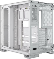 Corsair 6500X Blanc : boîtier blanc au design minimaliste et panneaux perforés
