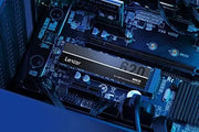 Lexar NM620 2 To SSD M.2 2280 NVMe monté sur carte mère noire et argent