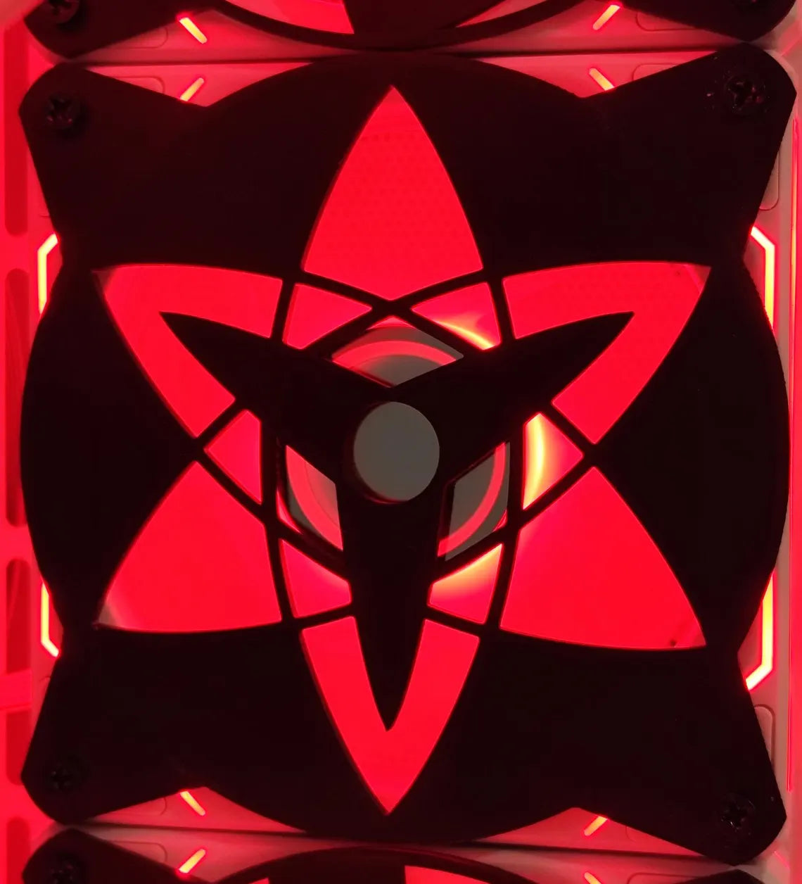 Grille Ventilateur 120mm/140mm Naruto - Sharingan Sasuke image 0