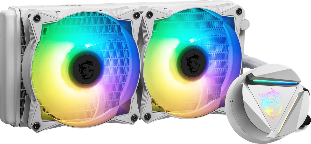 MSI MAG CORELIQUID 240R V2 Kit AIO Watercooling CPU - Blanc image 3