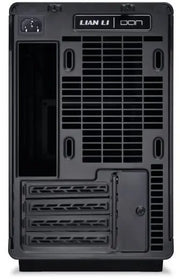 Coque PC Lian Li A3-mATX Noir Wood Edition noire mate avec grilles