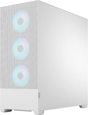 Fractal Design Pop Air blanc avec trois ventilateurs RGB bleus