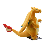 Peluche Pokémon Dracaufeu orange coton doux 20 cm flammes rouges