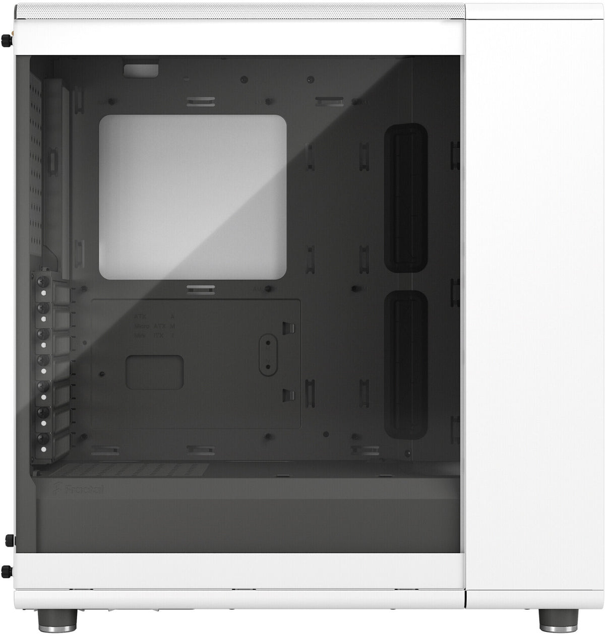 Fractal Design North - Chalk White TG Clear image 4