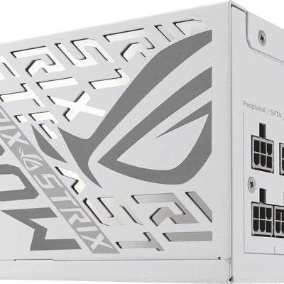 ASUS ROG Strix 1000W Platinum - Blanc — compatible avec MSI MAG FORGE M100R BLANC