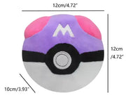 Peluche Pokémon Master Ball violet rose 10 cm coton doux