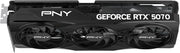 Carte graphique PNY GeForce RTX 5070 12GB OC noire à trois ventilateurs