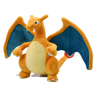 Peluche Pokémon Dracaufeu orange jaune coton doux 20 cm