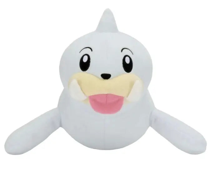 Peluche Pokémon Otaria blanche 15 cm en coton doux, yeux noirs, museau jaune