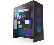 NZXT Kraken Elite RGB 240 Noir : boîtier PC verre trempé noir RGB panneau mesh