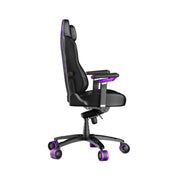 Fauteuil gaming 1stPlayer Fast noir et violet avec accents violets et roues