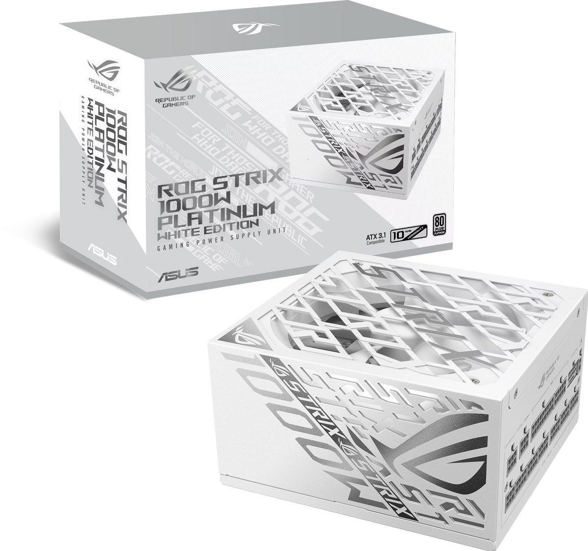 ASUS ROG Strix 1000W Platinum - Blanc - ATX image 8