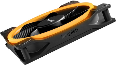 Ventilateur be quiet! Light Wings RGB 140mm noir, cadre angulaire orange/noir