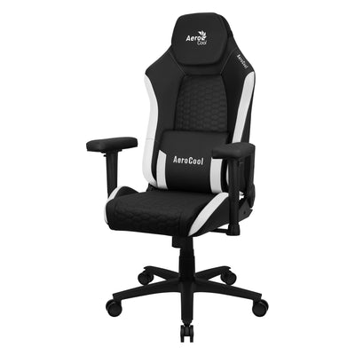 Fauteuil Gamer AeroCool Crown Leatherette – Noir/Blanc