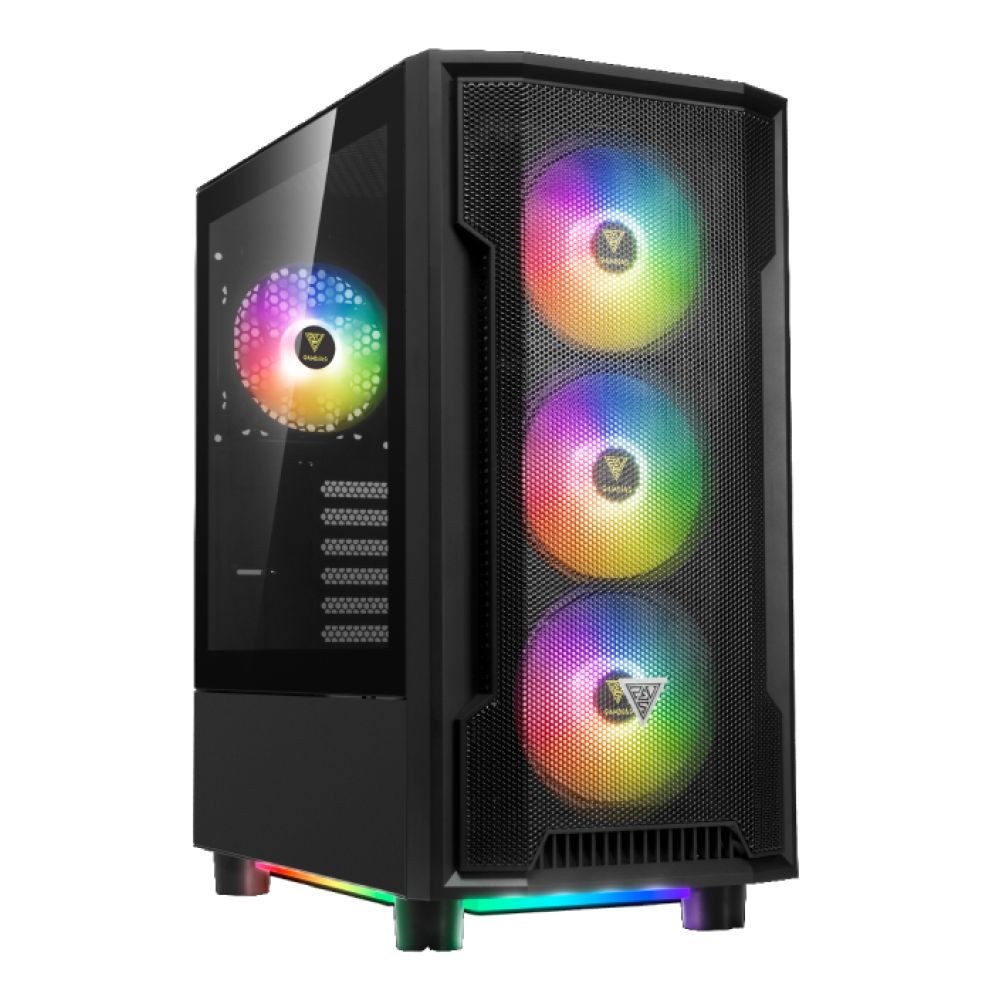 Boîtier PC Gamdias Athena M6 Lite RGB Noir - vue principale