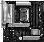 Carte mère ASRock B860M LiveMixer WiFi en noir et argent avec RGB