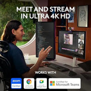 Logitech MX Brio webcam 4K 1080p 60 FPS USB-C écran fin moderne