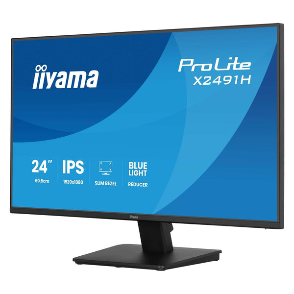 Écran 24" Iiyama ProLite X2491H-B1 Full HD 120Hz (Noir)