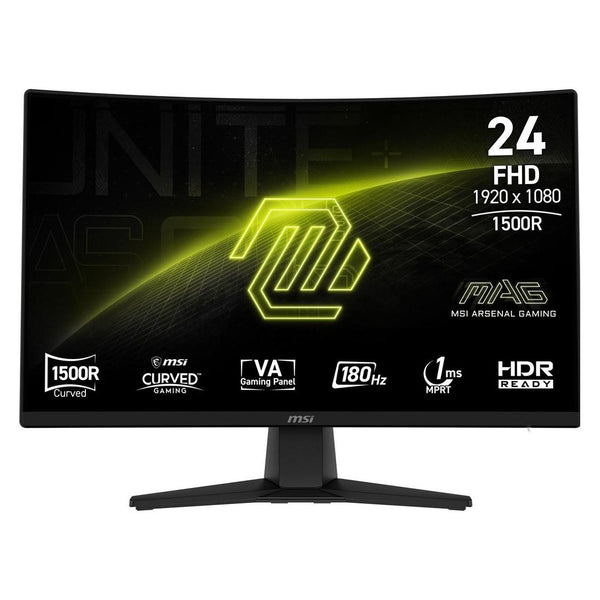 Écran incurvé 24" MSI MAG 242C Full HD 180Hz (Noir)