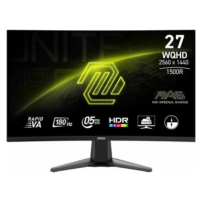 Écran incurvé 27" MSI MAG 27CQ6F Quad HD 180Hz (Noir)