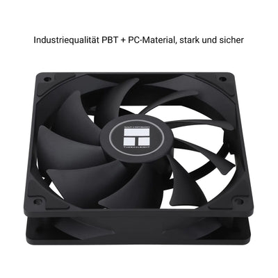 Ventilateur Thermalright TL-C12C noir, 7 pales PBT/PC, kit x5