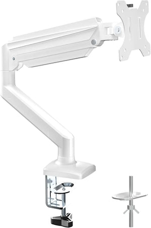 Support Bras Mécanique - Blanc - 1 Moniteur - 17" - 32"