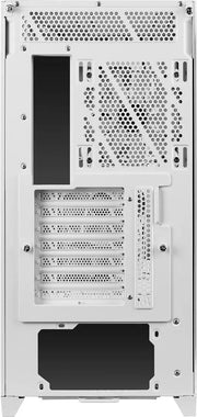 Boîtier PC MSI MPG GUNGNIR 300R AIRFLOW BLANC en plastique blanc avec panneaux perforés