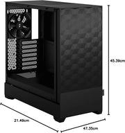 Fractal Design Pop Air Noir mat texturé losange panneau latéral grille mesh