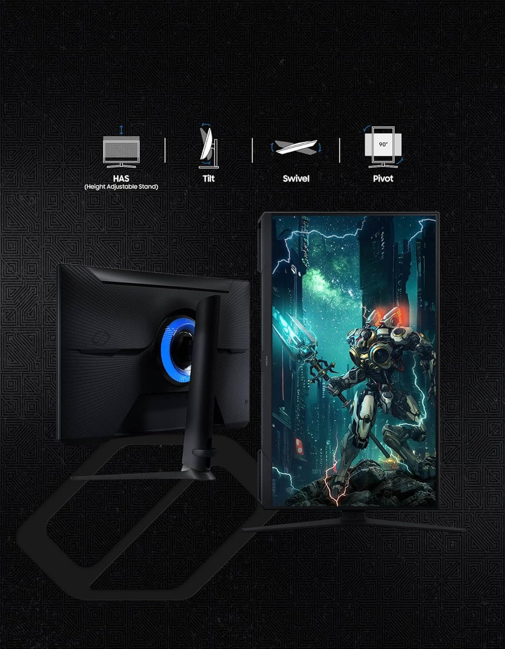 Samsung Odyssey G3 24'' - Full HD / Plat - 180Hz - Dalle VA image 1