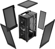 Boîtier PC Corsair 2000D Airflow Noir avec panneaux mesh et ventilateurs avant