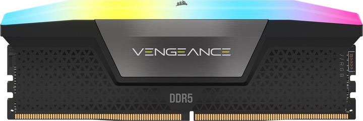 Kit Mémoire RAM Corsair Vengeance RGB DDR5 – 32 Go (2 x 16 Go) – 5200 MHz CL40 – Noir