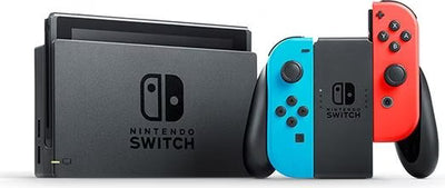 Console Nintendo Switch avec Joy-Con Bleu Néon et Rouge Néon - Neuve