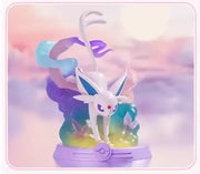 Figurine Pokémon Mentali blanc luminescent sur nuage mystique 12 cm
