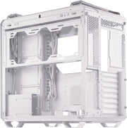 ASUS TUF Gaming GT502 BLANC boîtier blanc mat minimaliste perforé