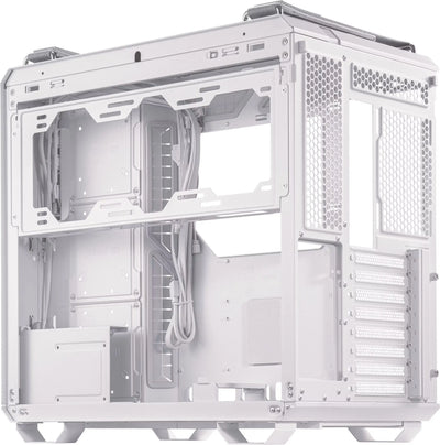 ASUS TUF Gaming GT502 BLANC boîtier blanc mat minimaliste perforé