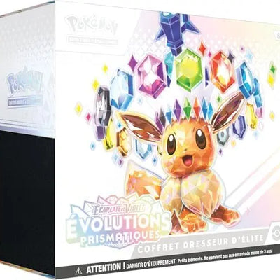 Coffret Dresseur d'Élite (ETB) Pokémon EV08.5 – Évolutions Prismatiques (Évoli)